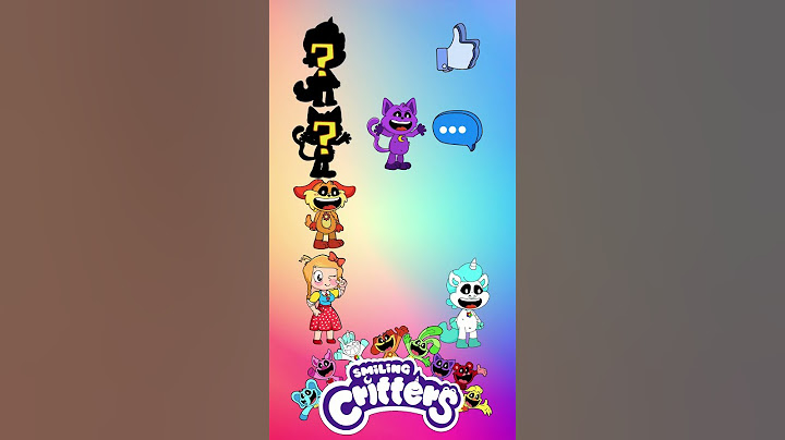 Please help me pass the IQ Test Level 999 - Cursed Who's That Smiling Critters ? #short