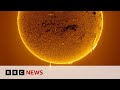 Stunning photos show the sun like never before  bbc news