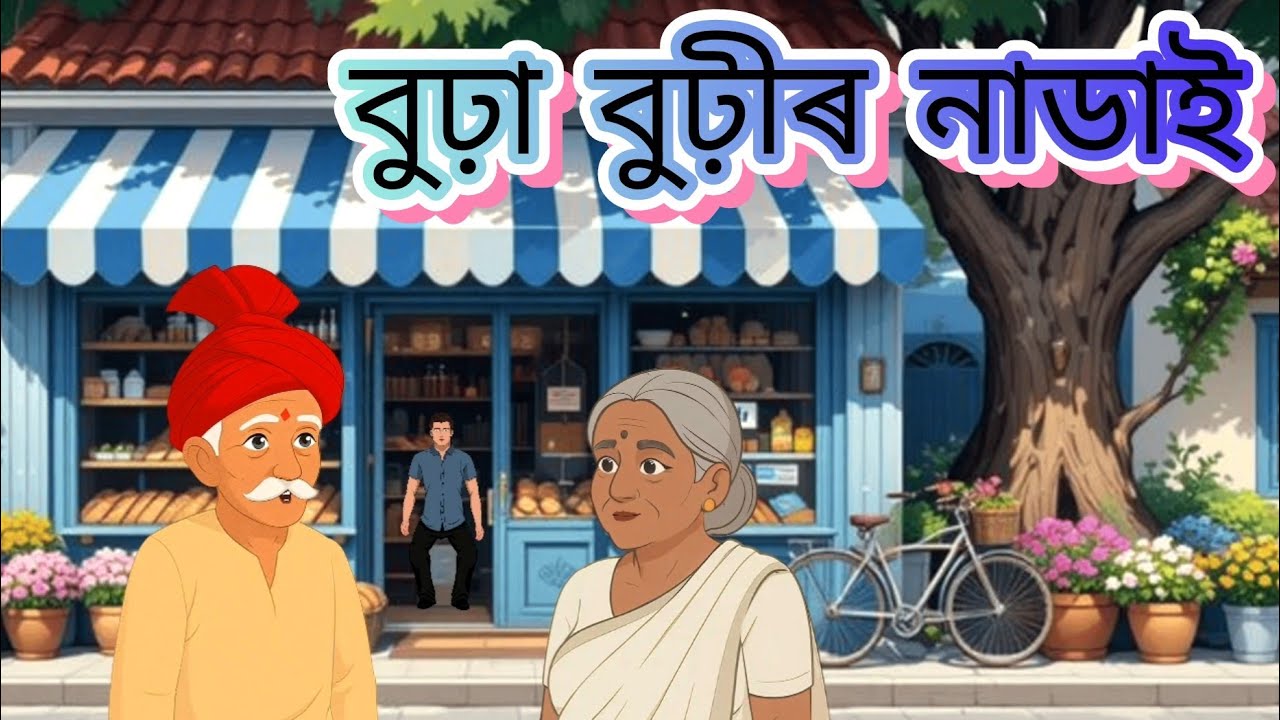 বুঢ়া বুঢ়ীৰ নাডাই || Rupkthar golpo || animation  ||Bangla Natok || Bengali moral Cartoon story 
