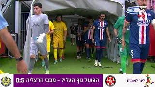 עונת 2023/24 - מחזור 32 - נוף הגליל 0:5 מכבי הרצליה (ערוץ הקיבוץ)