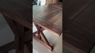 Just Finished This Walnut Farmhouse Dining Table