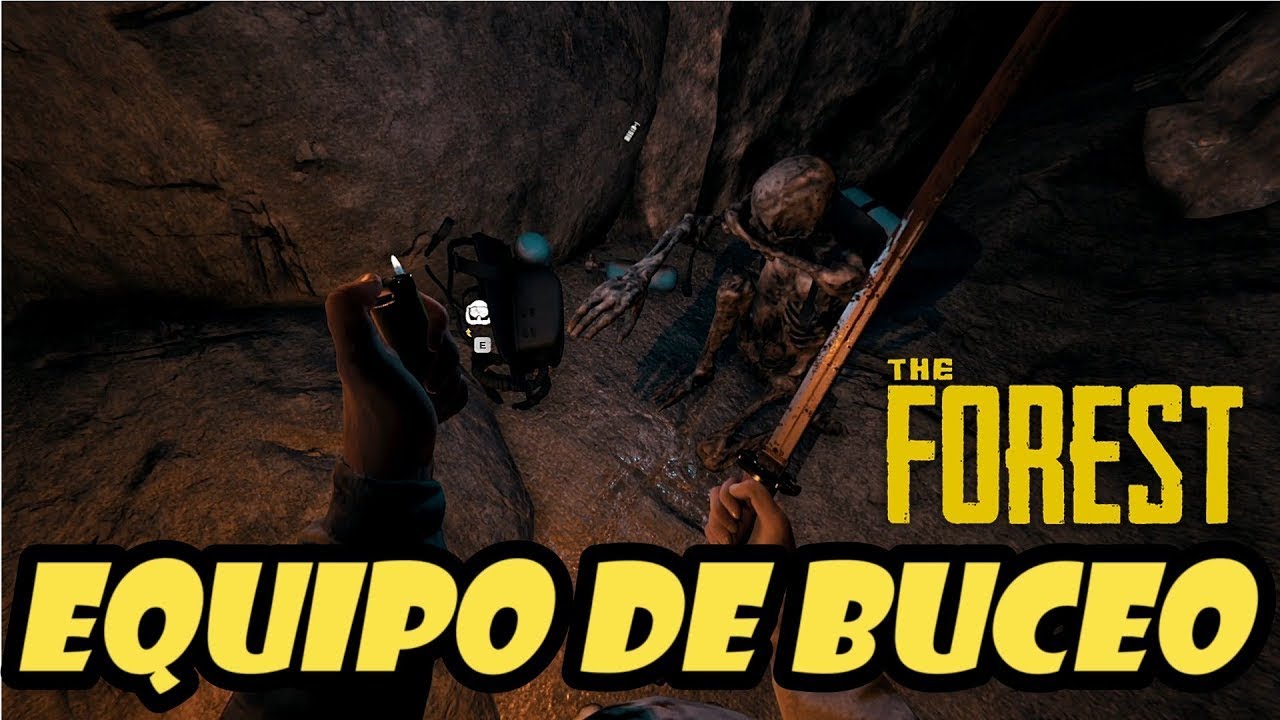 The Forest #7 Equipo de buceo en cueva enorme - YouTube