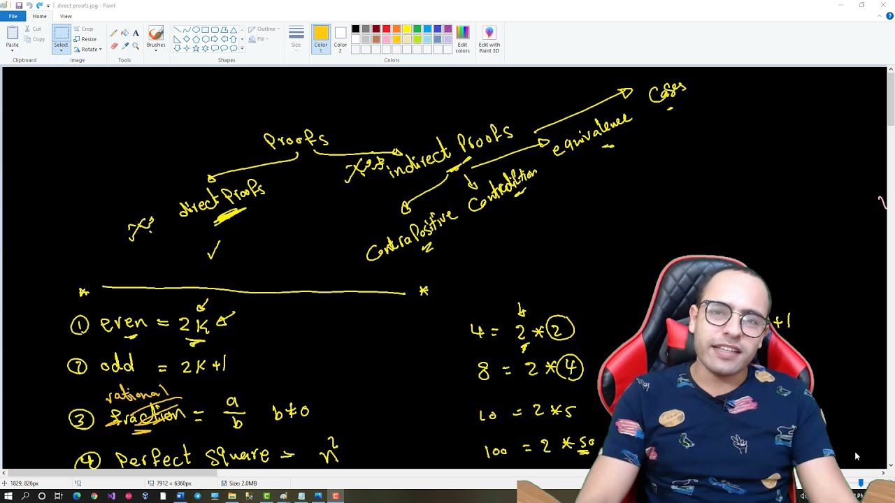 #26 discrete Mathematic | Indirect proofs by contrapositive | الاثباتات | رياضة منفصلة