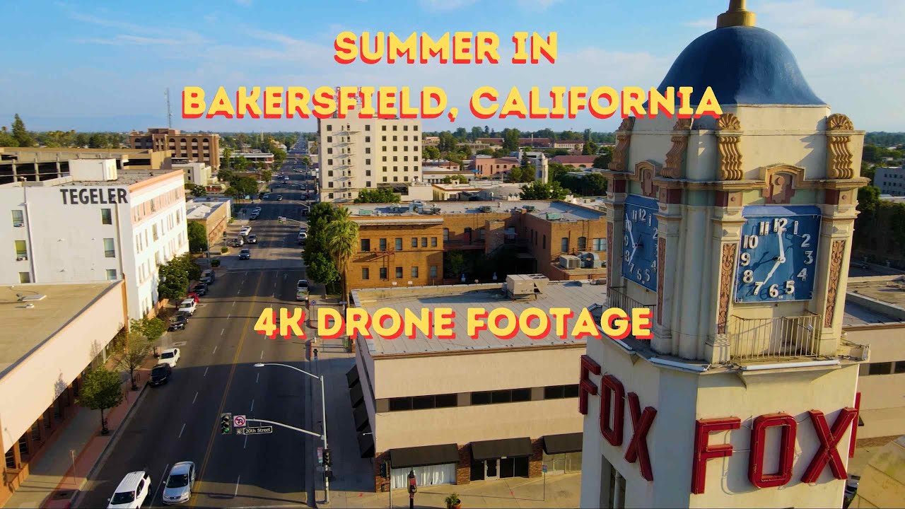 Summer in Bakersfield, California 4K Drone DJI Mavic Air 2 YouTube