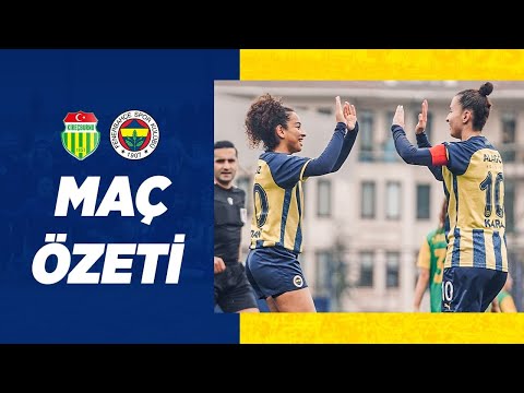 MAÇ ÖZETİ: Kireçburnu 0-10 Fenerbahçe (Kadın Futbol)