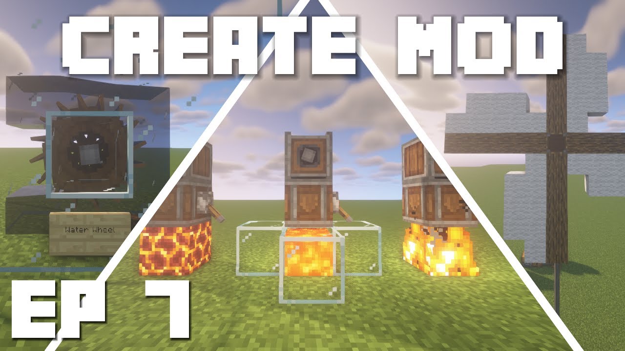 Minecraft Create Mod Tutorial How To Make A Door Gate And Bridge Ep 26 Youtube