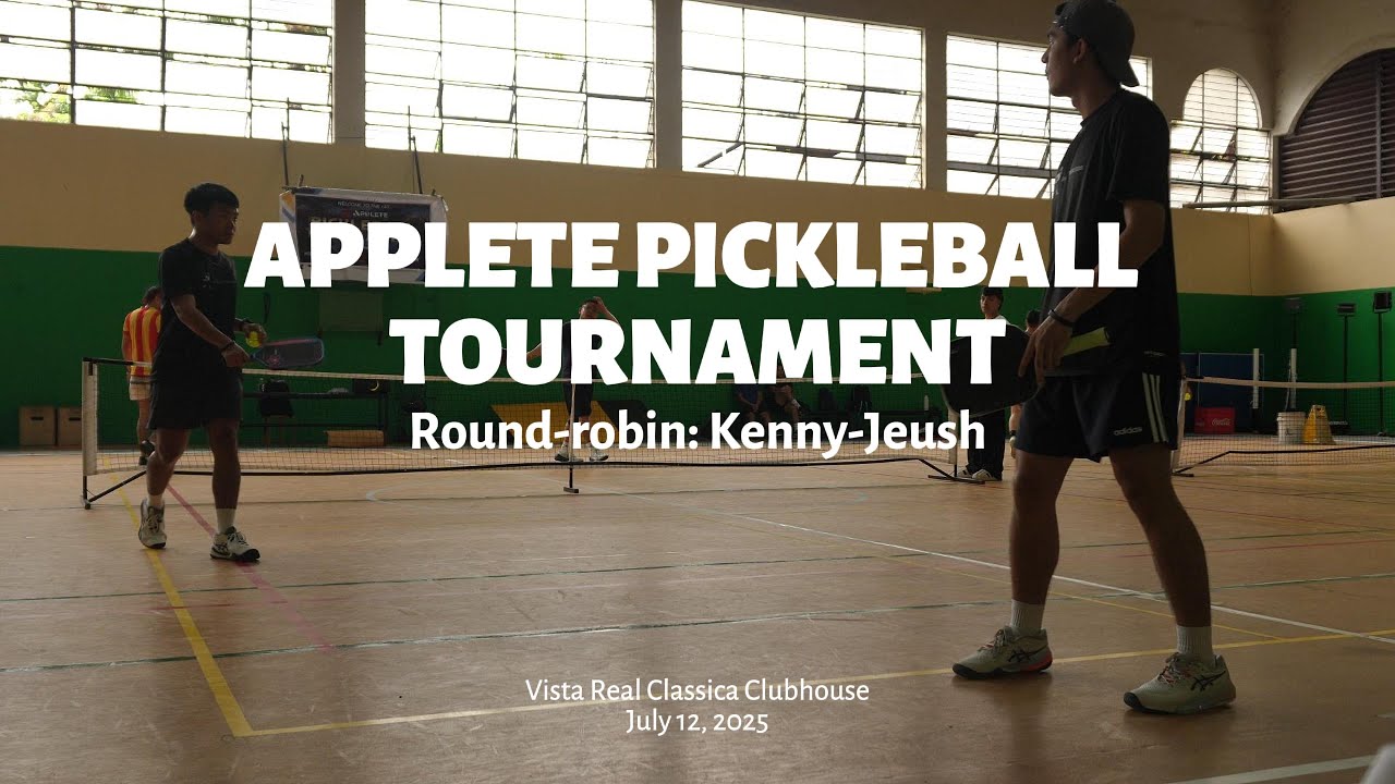 Round-robin: Kenny-Jeush | APPLETE PICKLEBALLL TOURNAMENT | JOHNNY PICKLERS