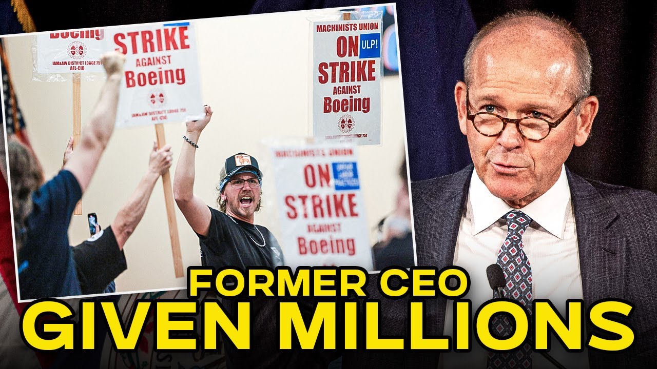 Boeing Workers Strike As Disastrous CEO Gets Golden Parachute
