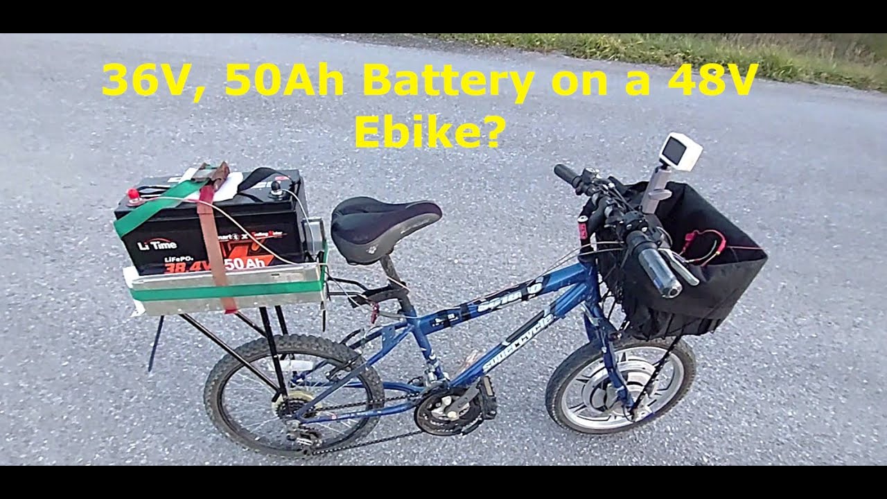 I Installed a Litime 36V 50Ah Trolling Motor Battery on a 48v Ebike (Full Review)