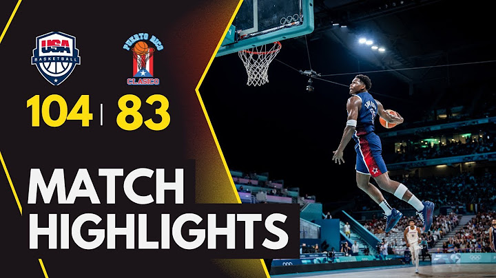 Team USA DISMANTLES Puerto Rico in final men's basketball group game | Paris Olympics