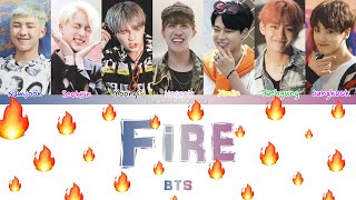 BTS (방탄소년단) - FIRE (ColorCodedLyrics|ПЕРЕВОД НА РУССКИЙ|КИРИЛЛИЗАЦИЯ) FF2COLORCODED