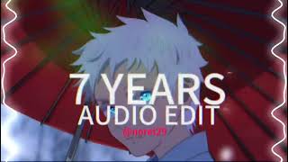 7 Years - Lukas Graham Audio Edit