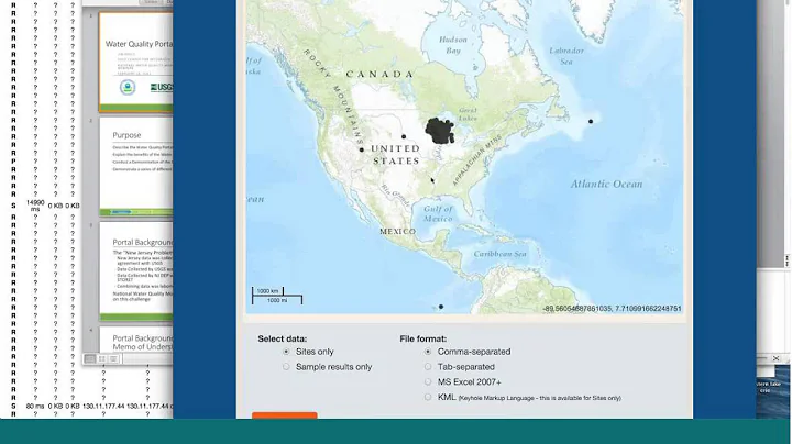 Water Quality Portal Demo