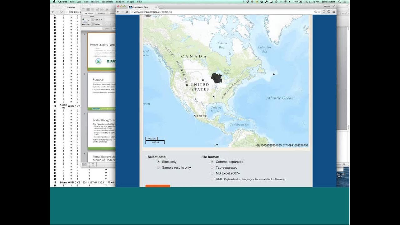 Water Quality Portal Demo