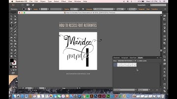How to Access Font Alternates