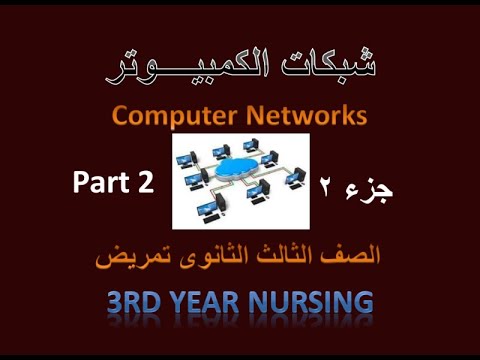 Computer Networks-Part2 – 3rd nursing , شبكات الكمبيوترجزء2 – ثالثة ثانو...