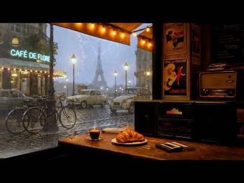 Rain Sounds Country Guitar Sleep ☕ Warm Coffeehouse Vibes to Help You Sleep Faster