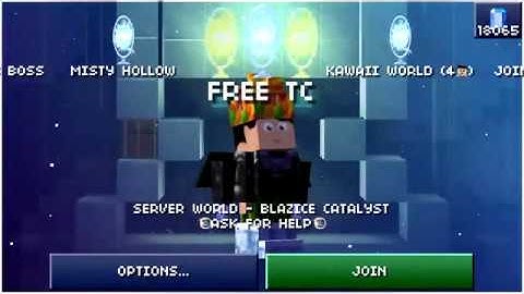 The Blockheads 1.6.2 how to get free Time Crystals Server
