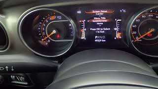How to Find and Manage Compass Settings Jeep Wrangler IV ( 2018 – now ) | Use Compass