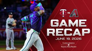Twins vs. D-backs Game Highlights (6/19/26) | MLB Highlights | Arizona Diamondbacks