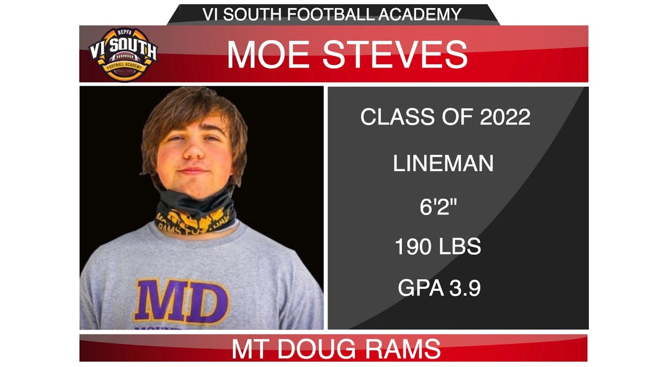 MOE STEVES PLAYER SPOTLIGHT VI SOUTH FOOTBALL ACADEMY