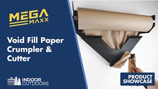 MegaMaxx Void Fill Paper Crumpler & Cutter - Product Showcase