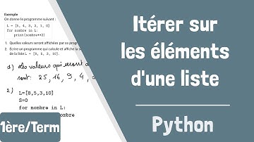 Comment itérer sur les éléments d