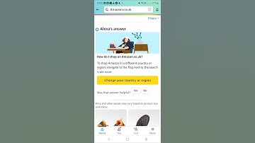 How to change country in Amazon App
