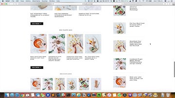 Sticky widget in Foodie Pro