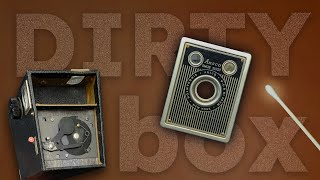How to open and clean the Ansco Shur Shot Box Camera