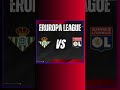 Jugada de hoy EUROPA LEAGUE