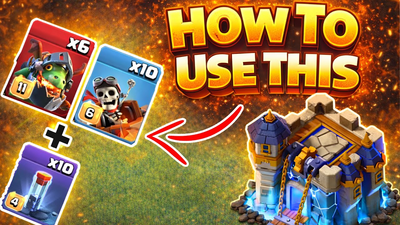 TH18 Dragon Riders + Inferno Dragons 🔥 Totem Spell Attack Strategy | Clash Of Clans