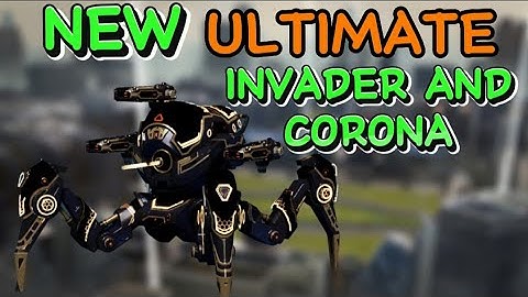 New ULTIMATE INVADER And ULTIMATE CORONA Gameplay || War Robots Test Server