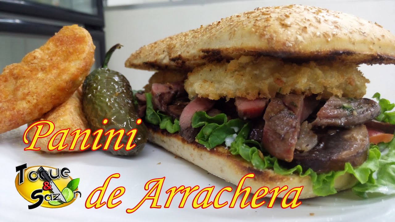 Panini de Arrachera a la Parrilla 