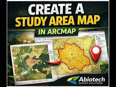 How To Create A Study Area Map - YouTube