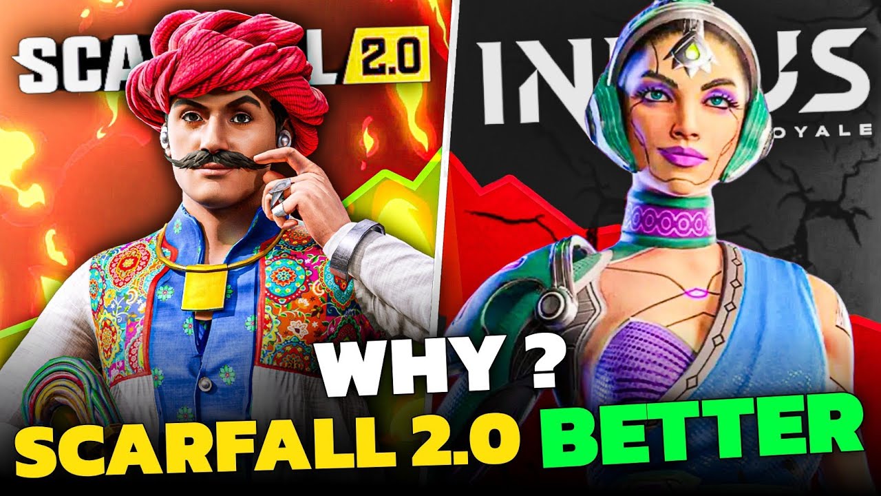 Scarfall 2.0 Better Than Indus Battel Royale ? 🤔 | Javid Tamil | ScarFall 2.0 | Indus battel Royale