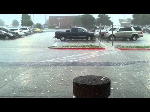 Hail Storm in Lewisville TX 4/3/12