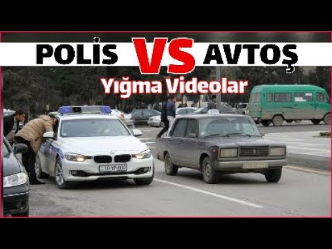 Polisdən qaçan Avtoş VİDEOLARI yığma