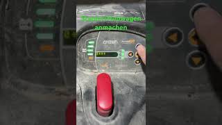 Stapler Hubwagen Crown Anmachen Einschalten