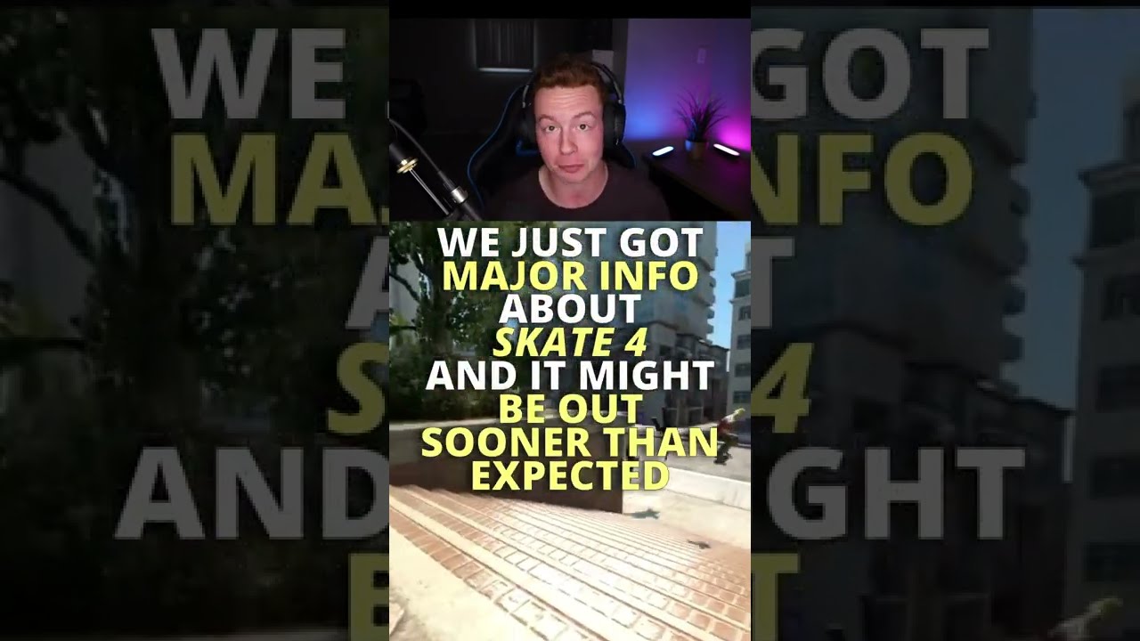 СКОРО ВЫЙДЕТ ПРЕМЬЕРА SKATE 4...