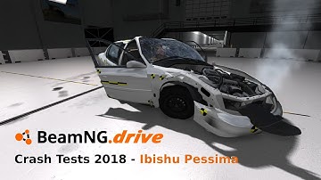 Crash Tests 2018 | Ibishu Pessima| Slow Motion | BeamNG.drive Gameplay