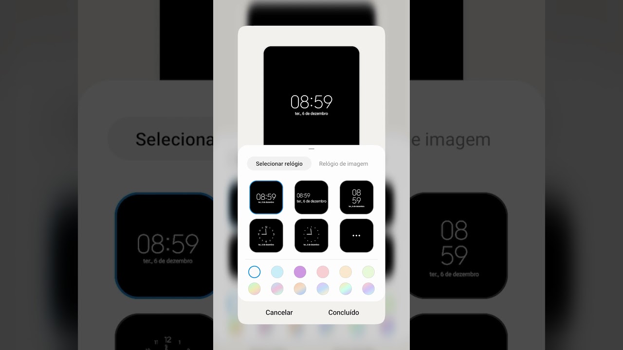 dica do relógio que não apaga na tela de bloqueio