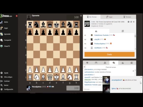partidos de ajedrez en vivo LA PREVIA: 6to Torneo de Ajedrez para Suscriptores y Seguidores del Canal