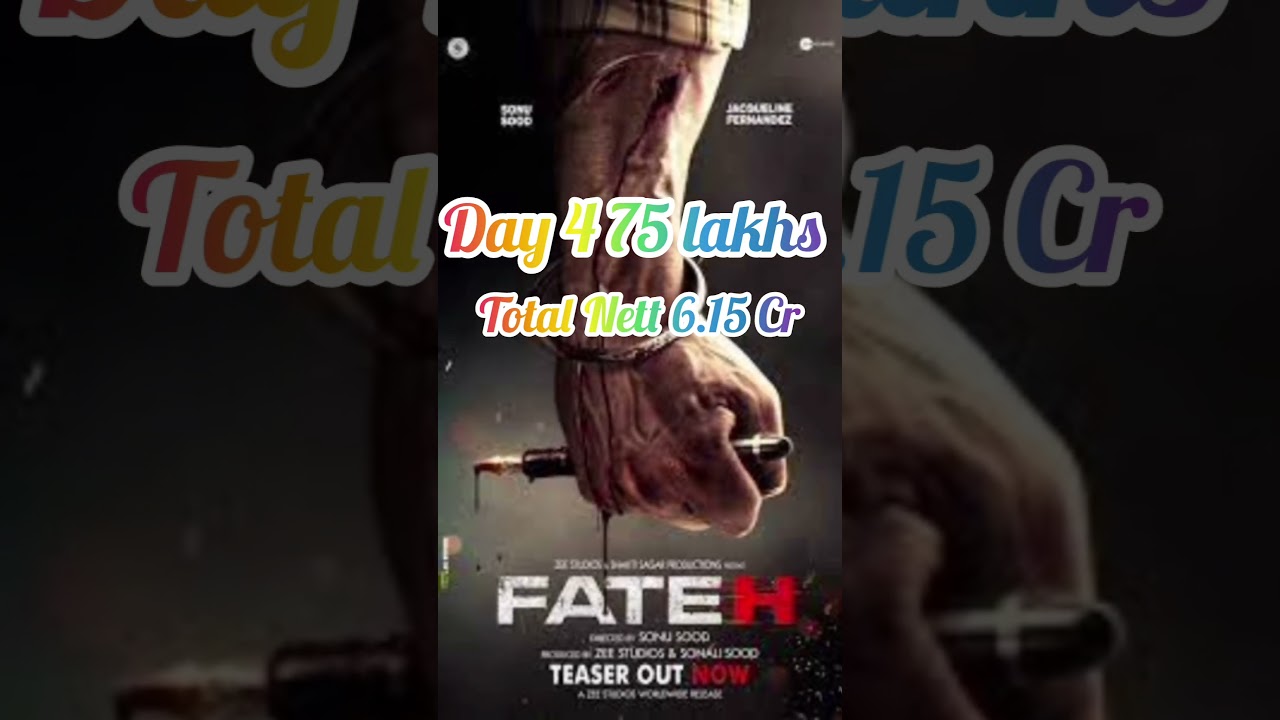 Fateh Movie Collection Day 4 