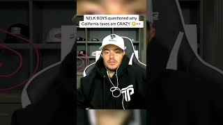 #NELKBOYS questioned why #California taxes are CRAZY 😳👀#prank #podcast #SANTACRUZ