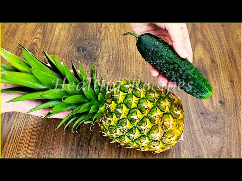 Healthy Recipes Mix Pineapple With Cucumber❗️❗️ The Secret Nobody Will Ever Tell You 🔝💯✅