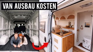 Was kostet ein (Luxus) VAN Ausbau? ∙ ALLE KOSTEN (wirklich jeder Cent!) ∙ DIY Campervan Selbstausbau screenshot 5