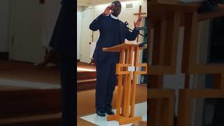 Rev Eliud Mwangi at Faith Anglican church Bridgewater