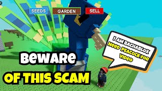 New Scam In Grow A Garden You Must Avoid Fake Youtubers Scam