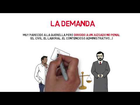 Vídeo: Una denúncia és una demanda?